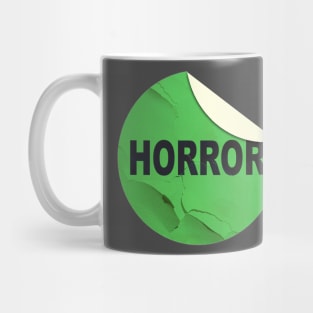 Horror VHS Rental Sticker Mug